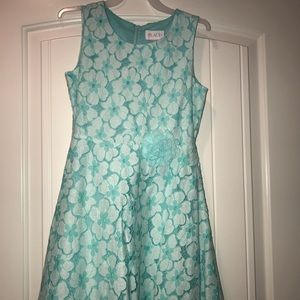 Girls The Children’s Place Aqua Dress - Size 10